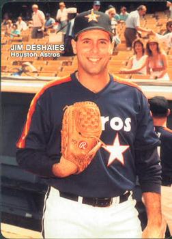 1989 Mother's Cookies Houston Astros #22 Jim Deshaies Front