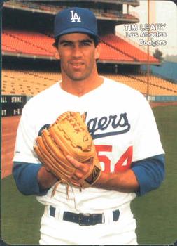 1989 Mother's Cookies Los Angeles Dodgers #21 Tim Leary Front