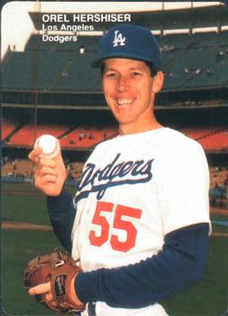 1989 Mother's Cookies Los Angeles Dodgers #6 Orel Hershiser Front