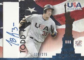 2006-07 USA Baseball Box Set  - Signatures Blue #A-19 Todd Frazier Front