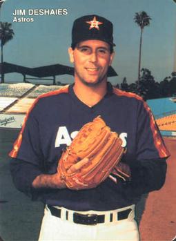 1990 Mother's Cookies Houston Astros #12 Jim Deshaies Front