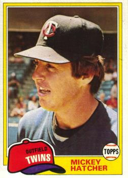 1981 Topps Traded #768 Mickey Hatcher Front