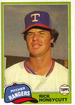 1981 Topps Traded #772 Rick Honeycutt Front
