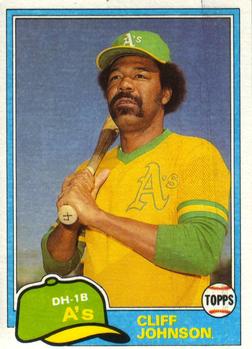 1981 Topps Traded #776 Cliff Johnson Front