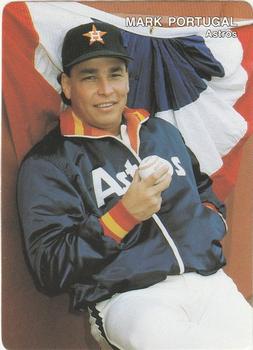 1991 Mother's Cookies Houston Astros #10 Mark Portugal Front