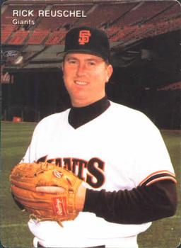 1991 Mother's Cookies San Francisco Giants #14 Rick Reuschel Front