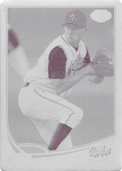2013 Topps Heritage Minor League - Printing Plates Magenta #215 Chris Reed Front