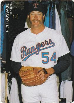 1991 Mother's Cookies Texas Rangers #16 Rich Gossage Front