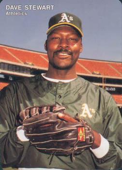 1992 Mother's Cookies Oakland Athletics #5 Dave Stewart Front