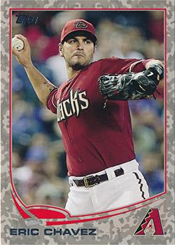 2013 Topps Update - Camo #US95 Eric Chavez Front
