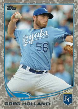 2013 Topps Update - Camo #US318 Greg Holland Front
