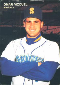 1992 Mother's Cookies Seattle Mariners #16 Omar Vizquel Front