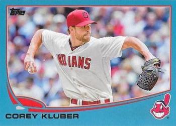 2013 Topps Update - Blue #US105 Corey Kluber Front