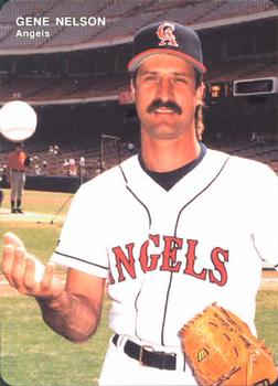 1993 Mother's Cookies California Angels #17 Gene Nelson Front