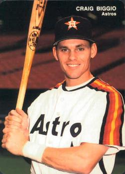 1993 Mother's Cookies Houston Astros #4 Craig Biggio Front