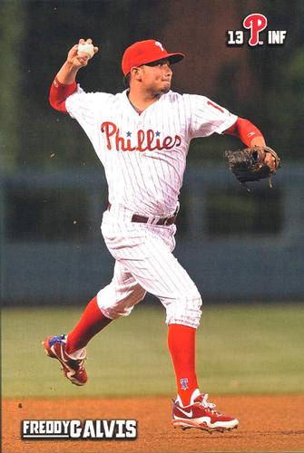 2012 Philadelphia Phillies Photocards 2nd Edition #7 Freddy Galvis Front
