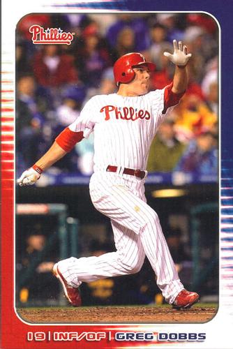 2010 Philadelphia Phillies Photocards 2nd Edition #8 Greg Dobbs Front