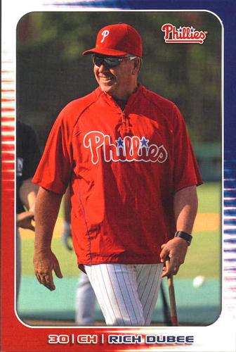 2010 Philadelphia Phillies Photocards 2nd Edition #9 Rich Dubee Front