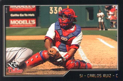 2009 Philadelphia Phillies Photocards #29 Carlos Ruiz Front