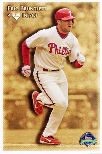 2008 Philadelphia Phillies Photocards #NNO Eric Bruntlett Front