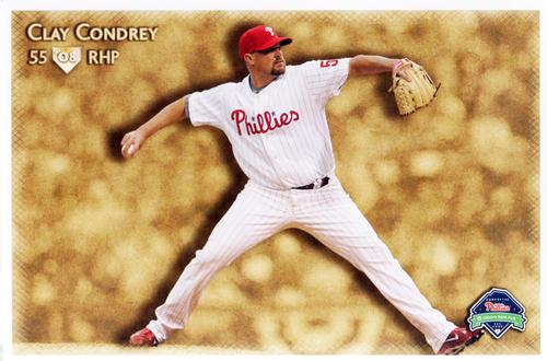 2008 Philadelphia Phillies Photocards #NNO Clay Condrey Front