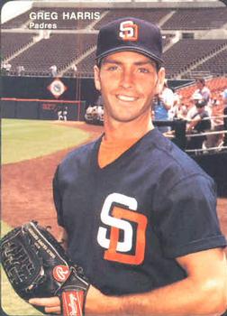1993 Mother's Cookies San Diego Padres #5 Greg Harris Front