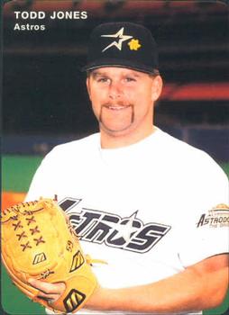 1994 Mother's Cookies Houston Astros #20 Todd Jones Front