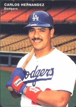 1994 Mother's Cookies Los Angeles Dodgers #26 Carlos Hernandez Front