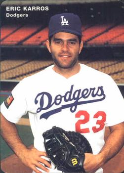 1994 Mother's Cookies Los Angeles Dodgers #4 Eric Karros Front