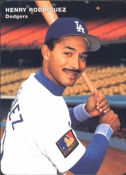 1994 Mother's Cookies Los Angeles Dodgers #8 Henry Rodriguez Front