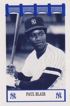 1992 The Wiz New York Yankees of the 70s #NNO Paul Blair Front
