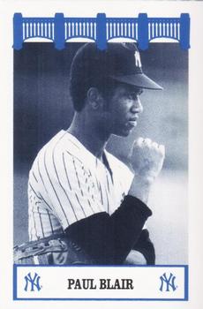 1992 The Wiz New York Yankees of the 80s #NNO Paul Blair Front