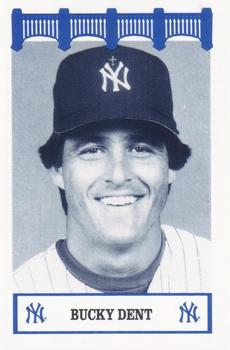 1992 The Wiz New York Yankees of the 80s #NNO Bucky Dent Front