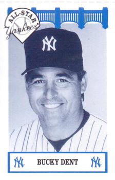 1992 The Wiz New York Yankees All-Stars #NNO Bucky Dent Front