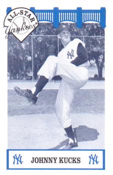 1992 The Wiz New York Yankees All-Stars #NNO Johnny Kucks Front