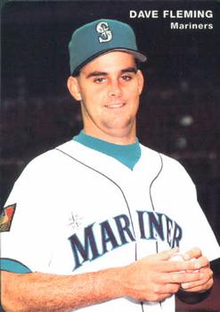 1994 Mother's Cookies Seattle Mariners #10 Dave Fleming Front