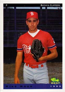 1993 Classic Best Batavia Clippers #28 Mike Wood Front