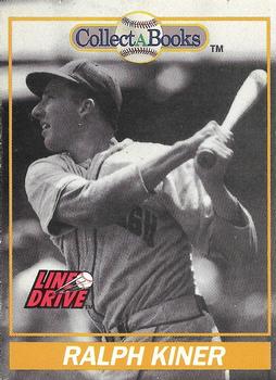 1991 Line Drive Collect-a-Books #12 Ralph Kiner Front