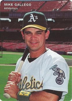 1995 Mother's Cookies Oakland Athletics #19 Mike Gallego Front