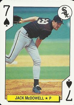 1992 Bicycle All-Stars Playing Cards #7♠ Jack McDowell Front