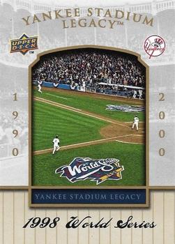 2008 Upper Deck Yankee Stadium Legacy Final Season Box Set #94 1998 World Series Front