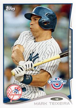 2014 Topps Opening Day #12 Mark Teixeira Front