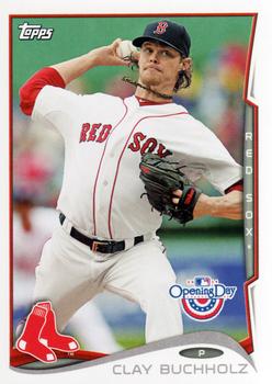 2014 Topps Opening Day #22 Clay Buchholz Front
