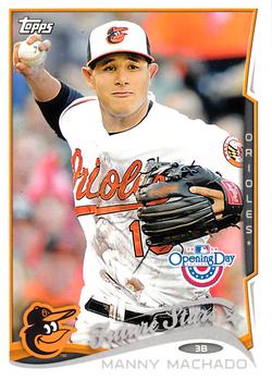 2014 Topps Opening Day #128 Manny Machado Front