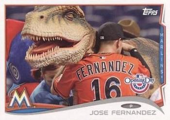 2014 Topps Opening Day #72 Jose Fernandez Front
