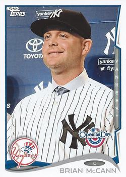 2014 Topps Opening Day #140 Brian McCann Front
