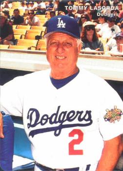 1996 Mother's Cookies Los Angeles Dodgers #1 Tommy Lasorda Front