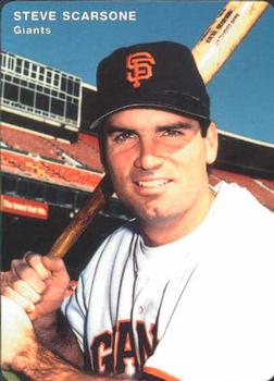 1996 Mother's Cookies San Francisco Giants #18 Steve Scarsone Front