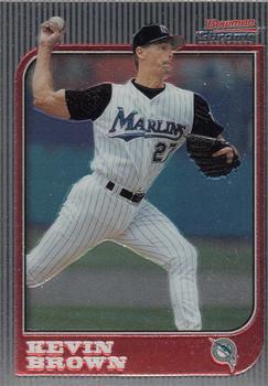 1997 Bowman Chrome #36 Kevin Brown Front
