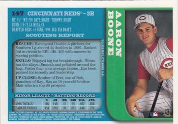 1997 Bowman Chrome #147 Aaron Boone Back